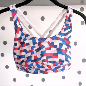Lululemon Energy Sports Bra, Limited Edition Pattern (Size 4)